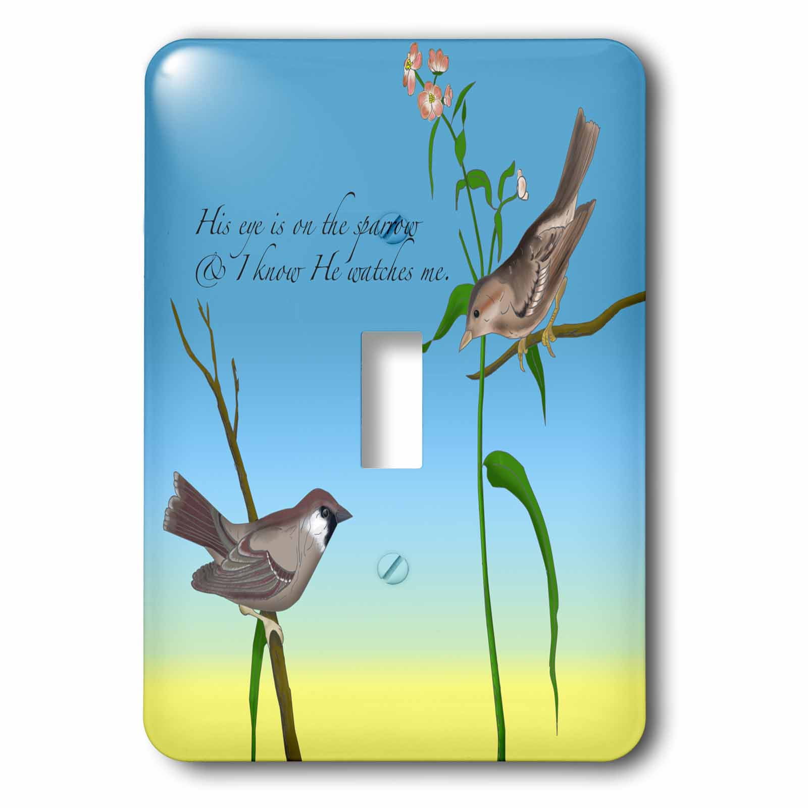 Sister Act 2 His Eye Is On The Sparrow His eye is on the Sparrow, Gospel Hymn illustrated with two sparrows