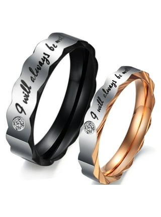 Couples Matching Promise Rings