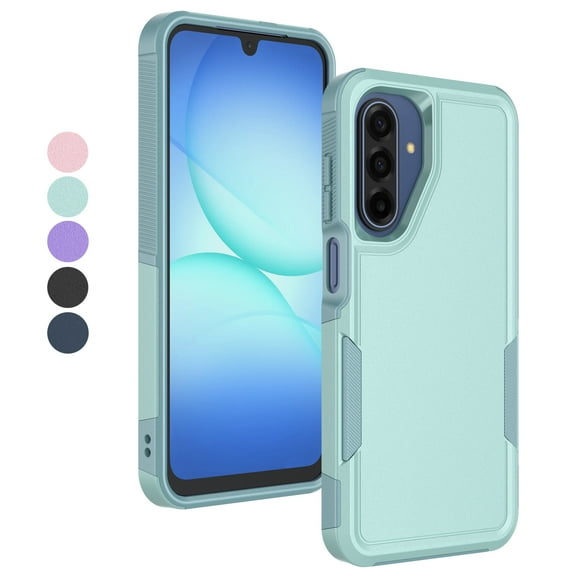 Hisdou Cover For Samsung Galaxy A17 5G,[2-in-1] Dual Layer Cover Shockproof Phone Case Ultra Slim Anti-Scrath Hard Non Slip Hybrid Bumper For Samsung Galaxy A17 5G|SM-A176B|Green
