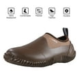 thumbnail image 1 of Hisea Unisex Shoes Moisture Wicking Rain Boots Ankle High, Medium Round Toe, Brown, 1 of 9