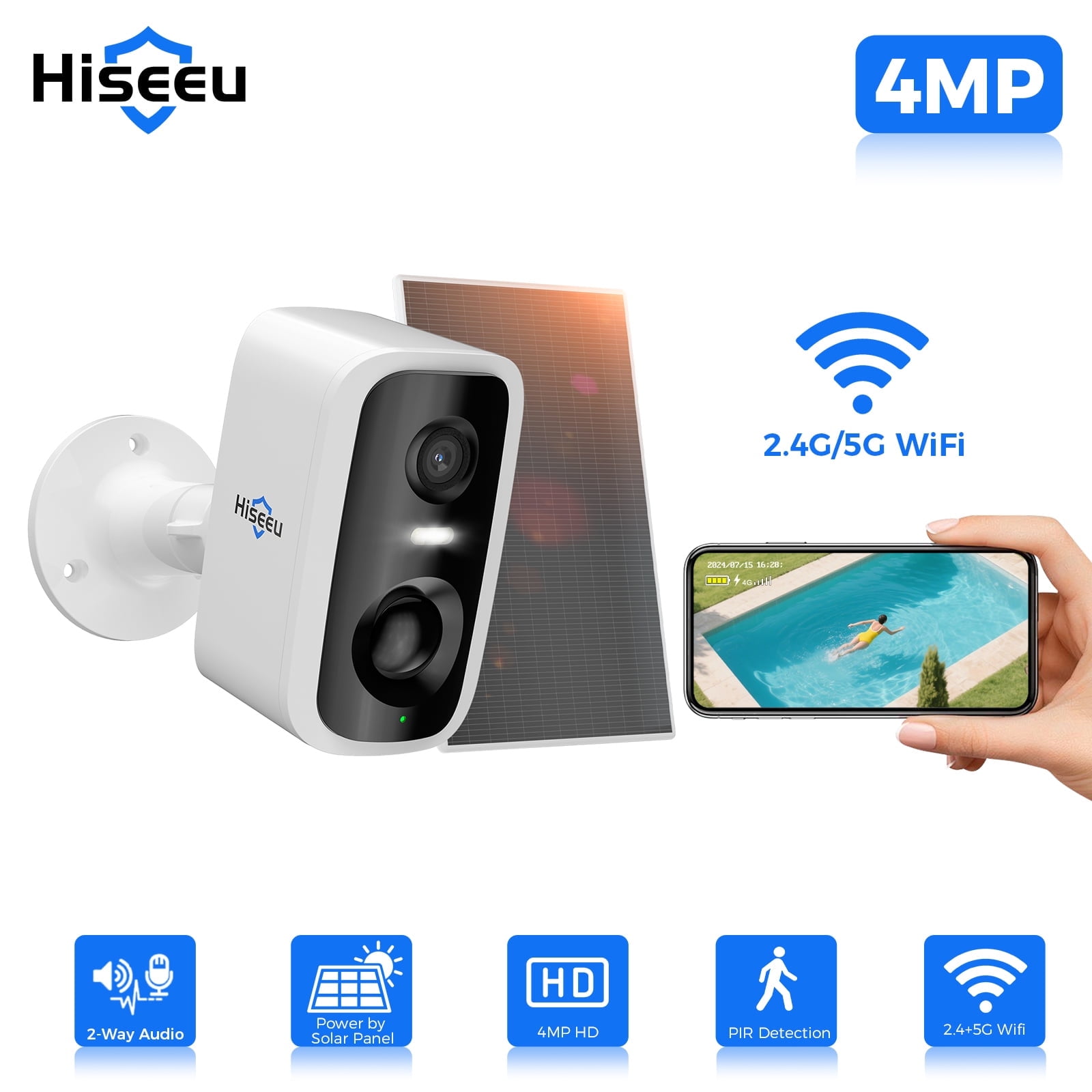Video Surveillance Camera Protection Stickers - 9cm - Pack Of 2 (Made In France)
