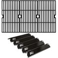 Searglow 15 Inch Porcelain Steel Grill Heat Plate Shield Burner Cover