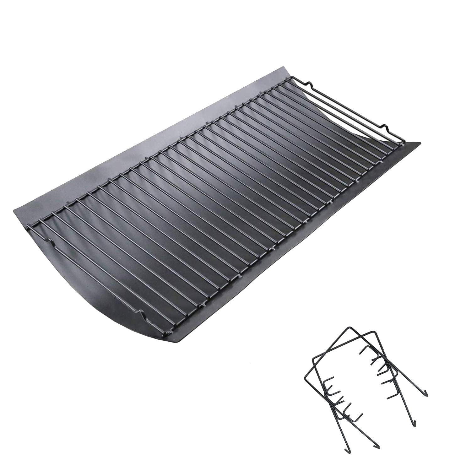 Hisencn 20 inch Ash Pan/Drip Pan for Chargriller 5050 Charcoal Replacement Parts with 2pcs Fire Grate - Walmart.com