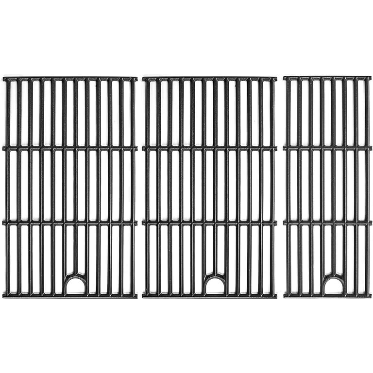 Hisencn Cast Iron Cooking Grates for Charbroil Performance 463448021 463449021 463466522 463455021 5 Burner Grill for Charbroil 463436215 463433016 463432215 4Burner Gas Grill 3Pack Grill Grates Walma...