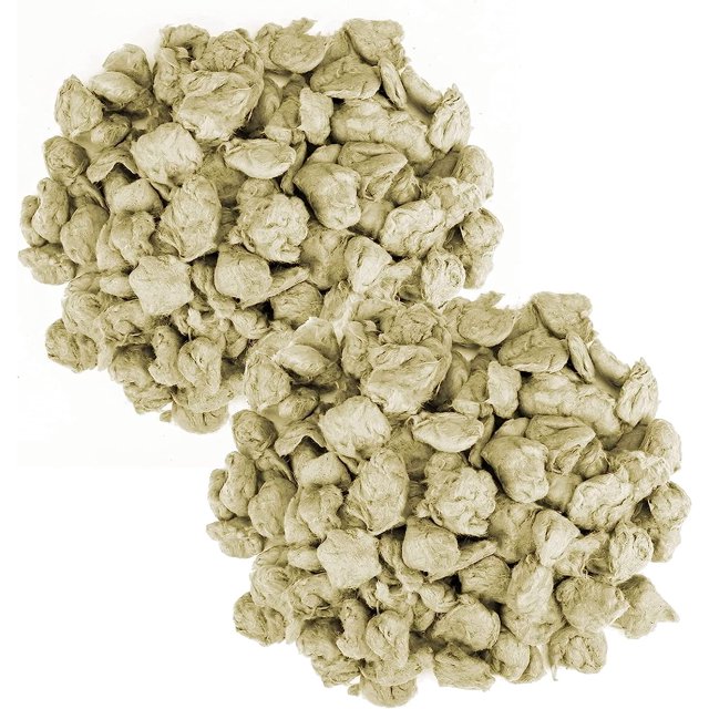 Hisencn Glowing Embers for Gas Fireplace 12 oz Rock Wool Embers for