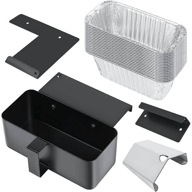 Hisencn Grease Cup Grease Catcher with 20 Pack Liners Drip Catcher