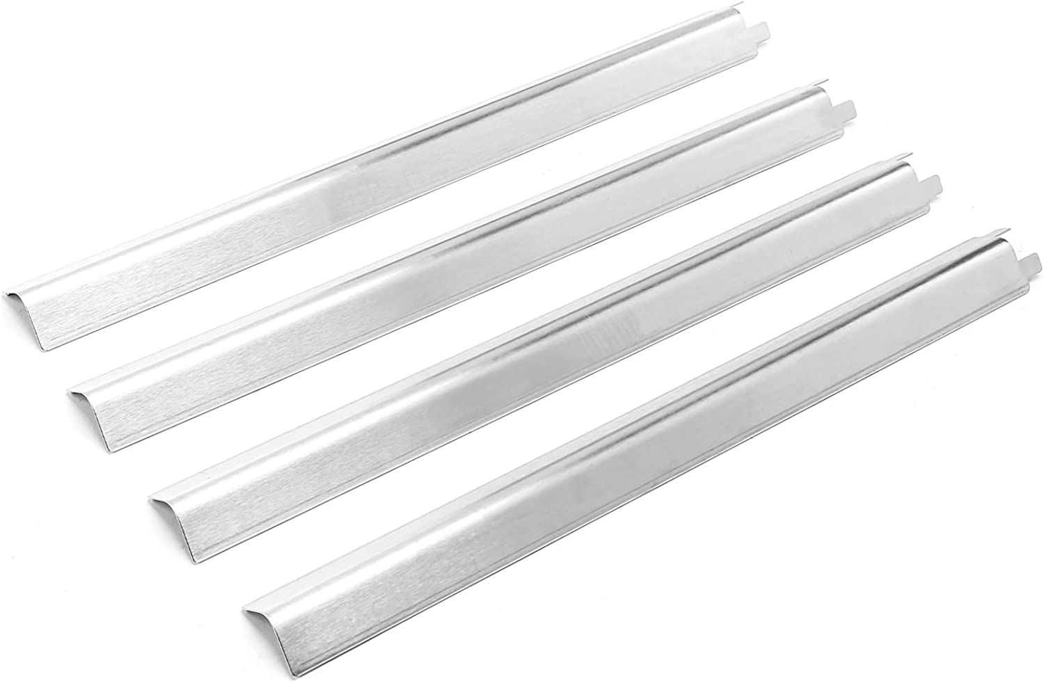 Hisencn Heat Plates Replacement Parts Fits Charbroil Performance Series 4-Burner 463365021 463351021 463352521 463330521 463448021 Gas Grill Stainless Steel Heat Shields Tents, Burner Covers 4 Pack - image 1 of 13