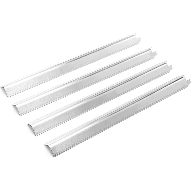 Hisencn Heat Plates Replacement Parts Fits Charbroil Performance Series 4-Burner 463365021 463351021 463352521 463330521 463448021 Gas Grill Stainless Steel Heat Shields Tents, Burner Covers 4 Pack