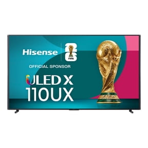 Hisense 110-Inch Class Mini-LED Premium ULED X Series 4K Google Smart TV (110UX, 2024) - QLED, 144Hz, Dolby Vision Atmos, HDR10+, 4.2.2 Ch Audio, Alexa Compatibility, Hands Free Voice Control