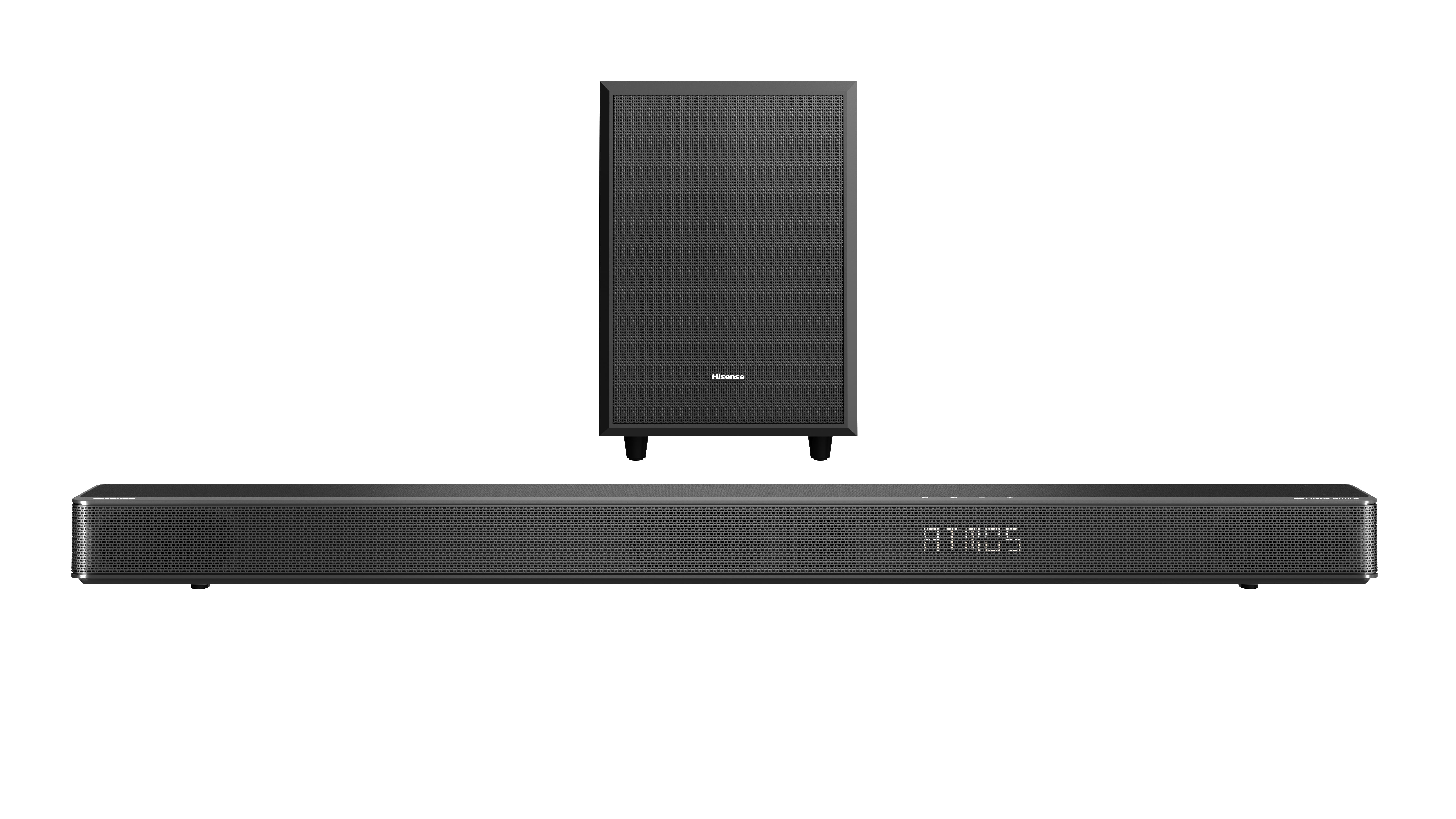 Hisense 3.1.2 Ch 360W Soundbar with Wireless Subwoofer and Dolby