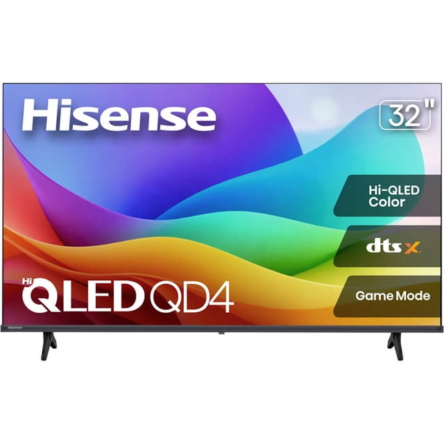 Hisense 32QD4SV 32 inch Class QD4 Series FHD Hi-QLED Smart VIDAA TV ...