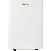 Hisense 35-Pint 3,000 Sq. Ft. Compact Dehumidifier in White with Slide-Out Bucket, AHD3525K1W
