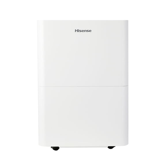 Hisense 35 Pint 3000 Sq. Ft. Compact Dehumidifier in White - Slide-Out Bucket, Energy Star, ADH35K26