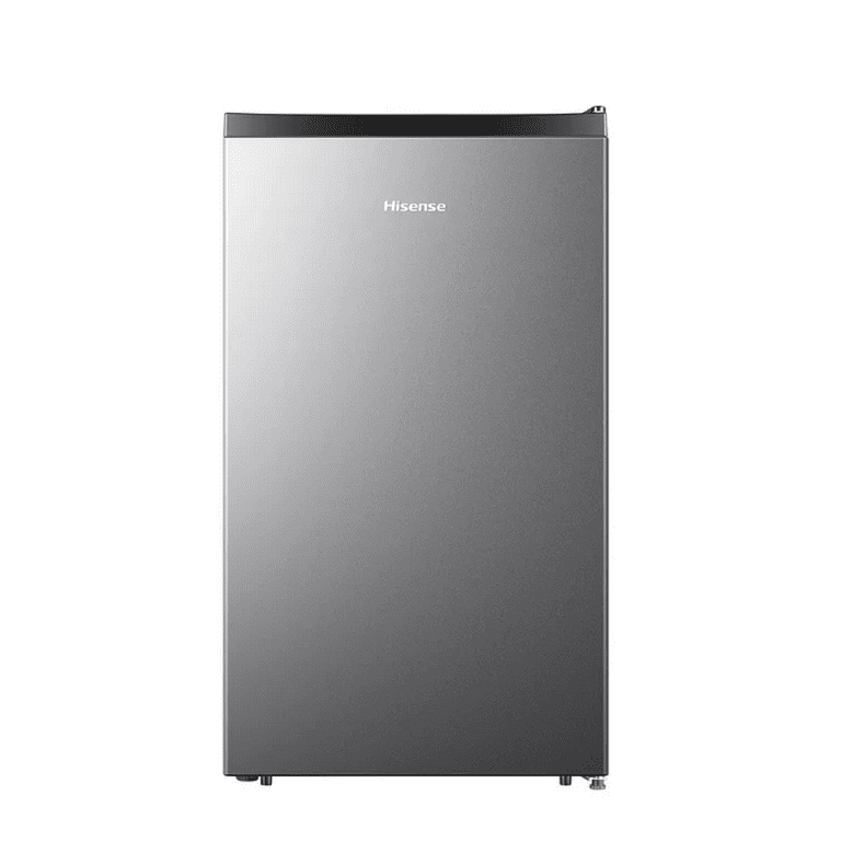 Hisense 4.4 Cu ft Mini Fridge, Silver, Standard 18.7