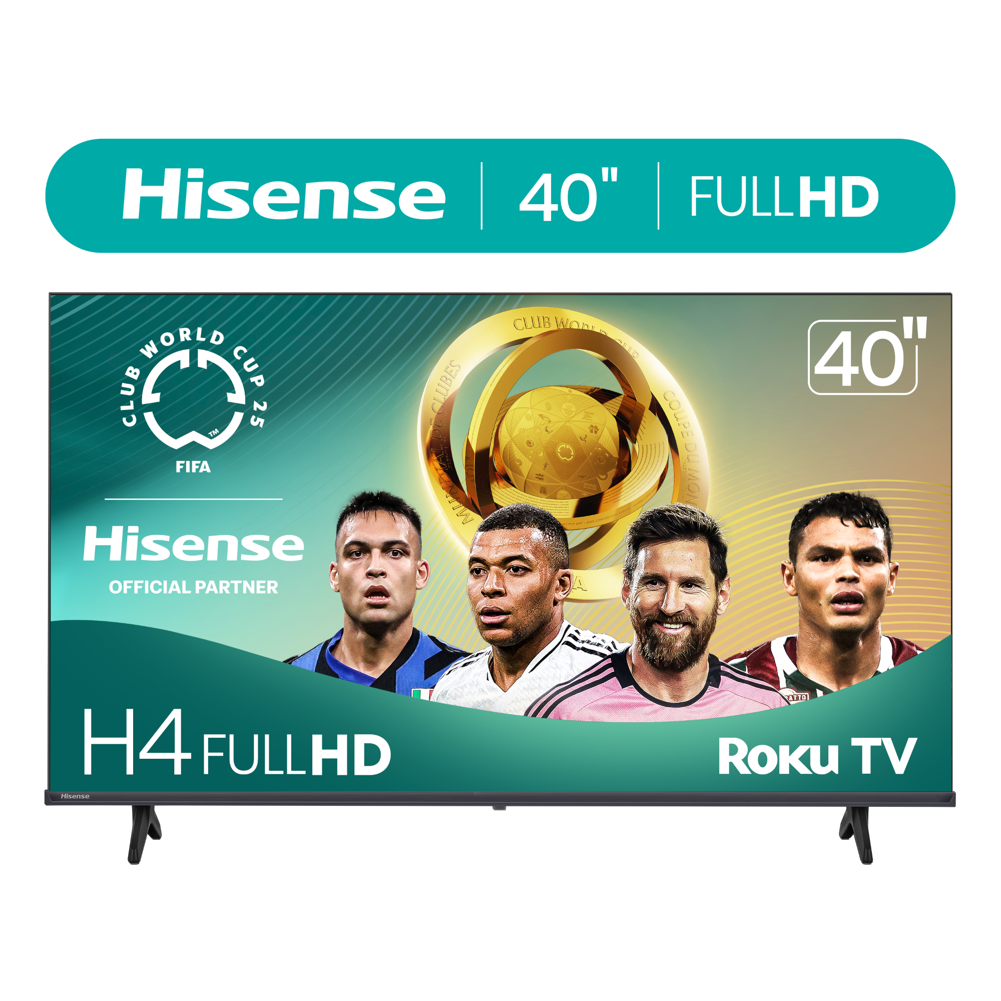 Hisense 40" Class FHD (1080P) Roku Smart LED TV (40H4030F)