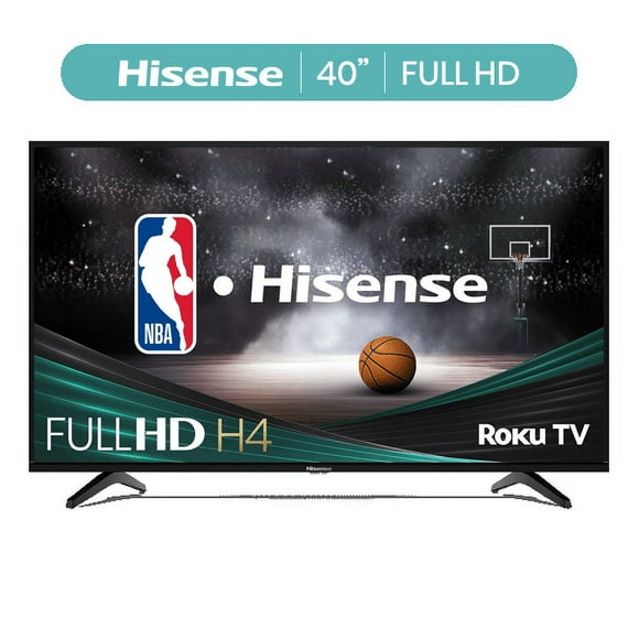 Hisense 40-Inch Class H4 Series FHD Roku Smart TV (40H4030F1) - 1080P Full HD LCD Screen, LED TV, DTS TruSurround Sound, Motion Rate 120, Gaming Mode