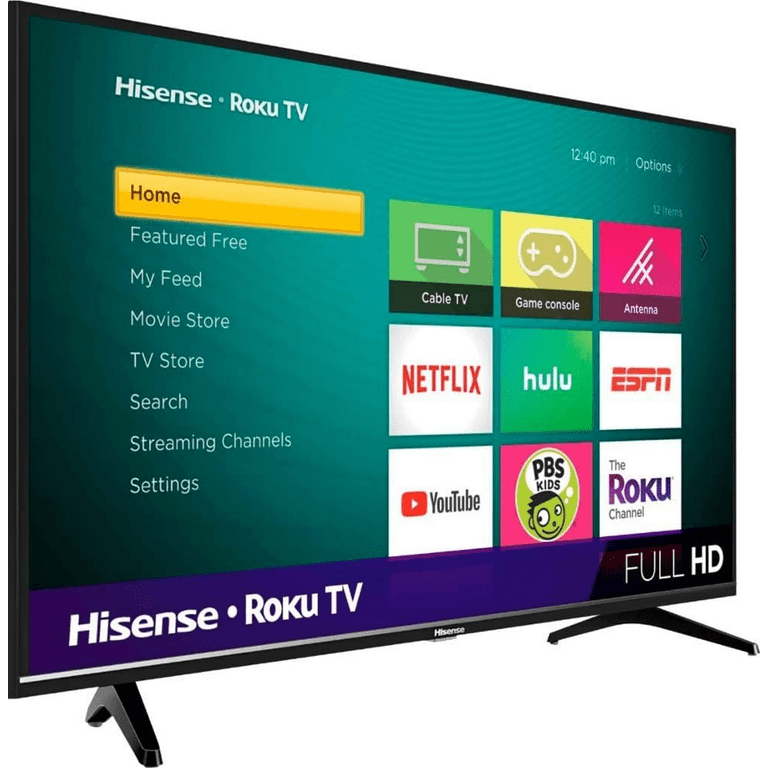 Hisense 40-Inch Class H4 Series LED Roku Smart TV with Alexa