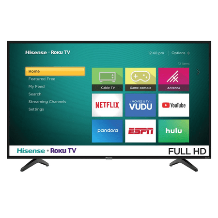 Hisense 43" Class 1080P FHD LED Roku Smart TV 43H4030F1 - Refurbished