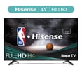 "Hisense 43"" 1080p FHD LED Roku Smart TV, Wi-Fi, Google & Alexa, 120 ...