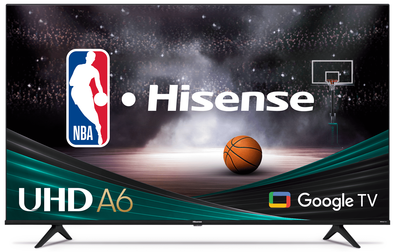 Hisense 43 Class 4K UHD Google Smart TV HDR A6H Series 43A6H
