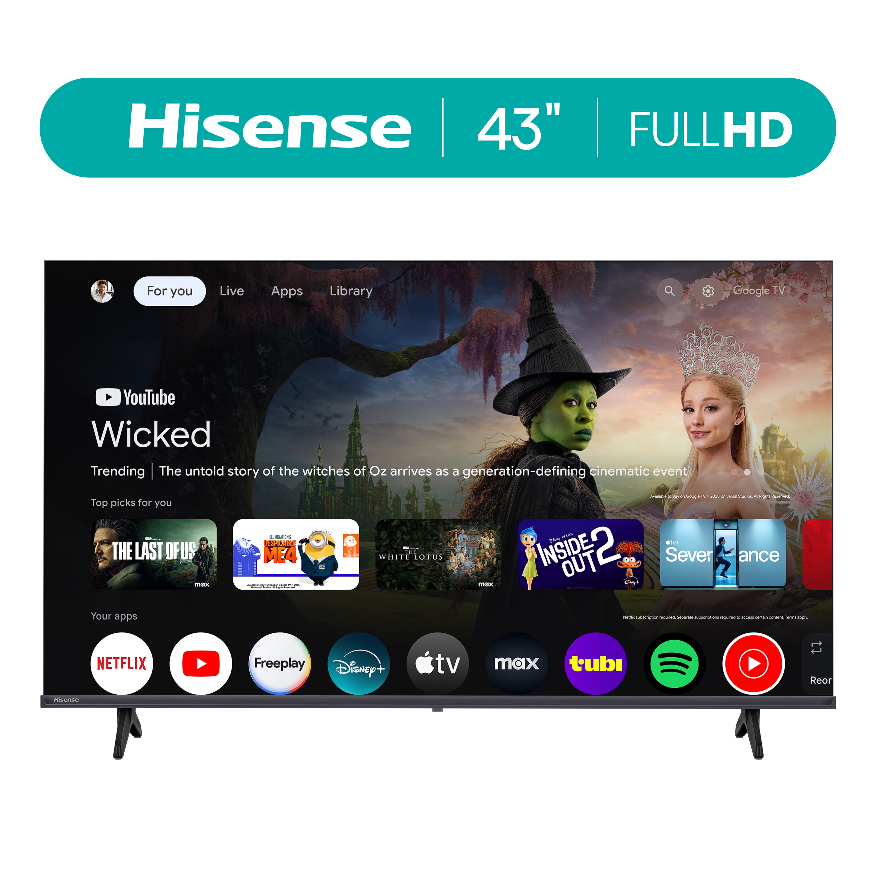 Hisense UHD TV A65 43インチ Hisense UHD TV A65 43インチ 【公式通販】