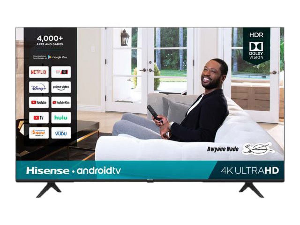 Hisense 43 inch H65-Series 4K UHD Smart Android TV (43H6570G) - image 1 of 11