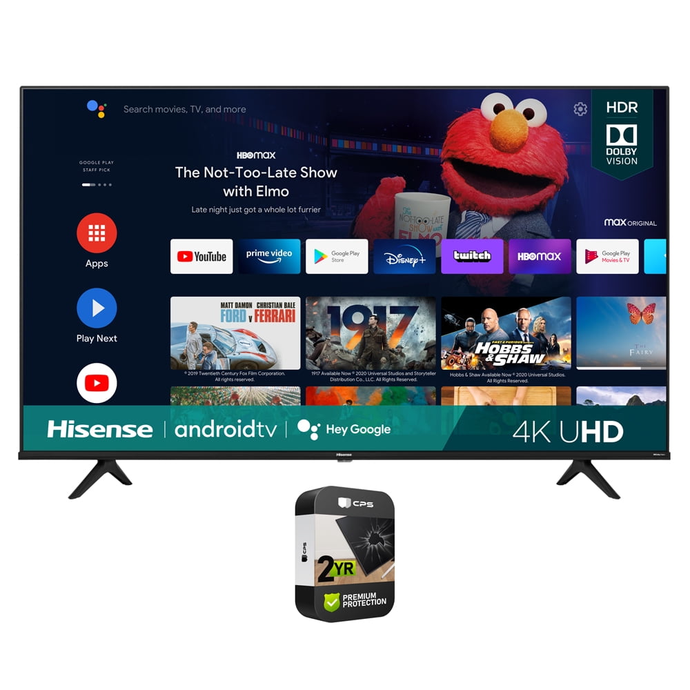 Hisense 108 cm (43 inch) 2Yr Warranty 4K Ultra HD Smart Certified Android  LED TV 43A6GE (Black) with Dolby Vision and ATMOS