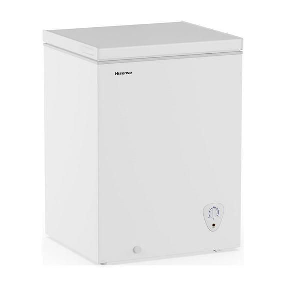Hisense 5 cu ft Garage Ready Chest Freezer- White