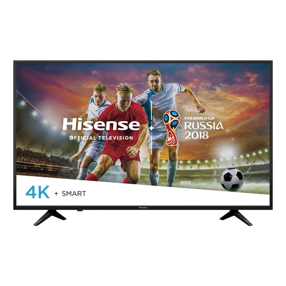 (Open Box) Hisense 50" Class (49.5" diag.) UHD (2160P) Smart DLED TV (50H6E)