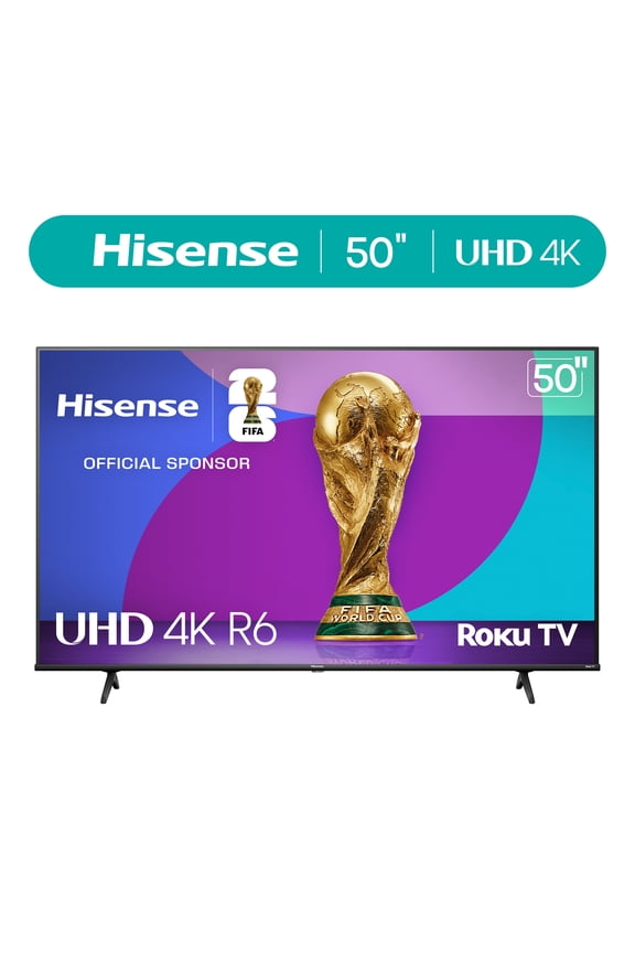 50" Class 4K UHD LED LCD Roku Smart TV HDR R6 Series 50R6E3