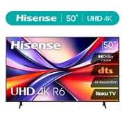 Hisense 50" Class 4K UHD LED LCD Roku Smart TV HDR R6 Series 50R6E3