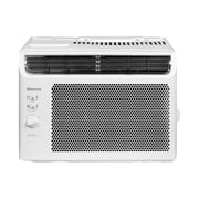Hisense 5,000 BTU Window Air Conditioner 150 sq ft. Easy Clean, Easy to Install, 4-Way Air Direction, Powerful Cooling with Ultra Quiet Comfort, White WAW0525CM1W