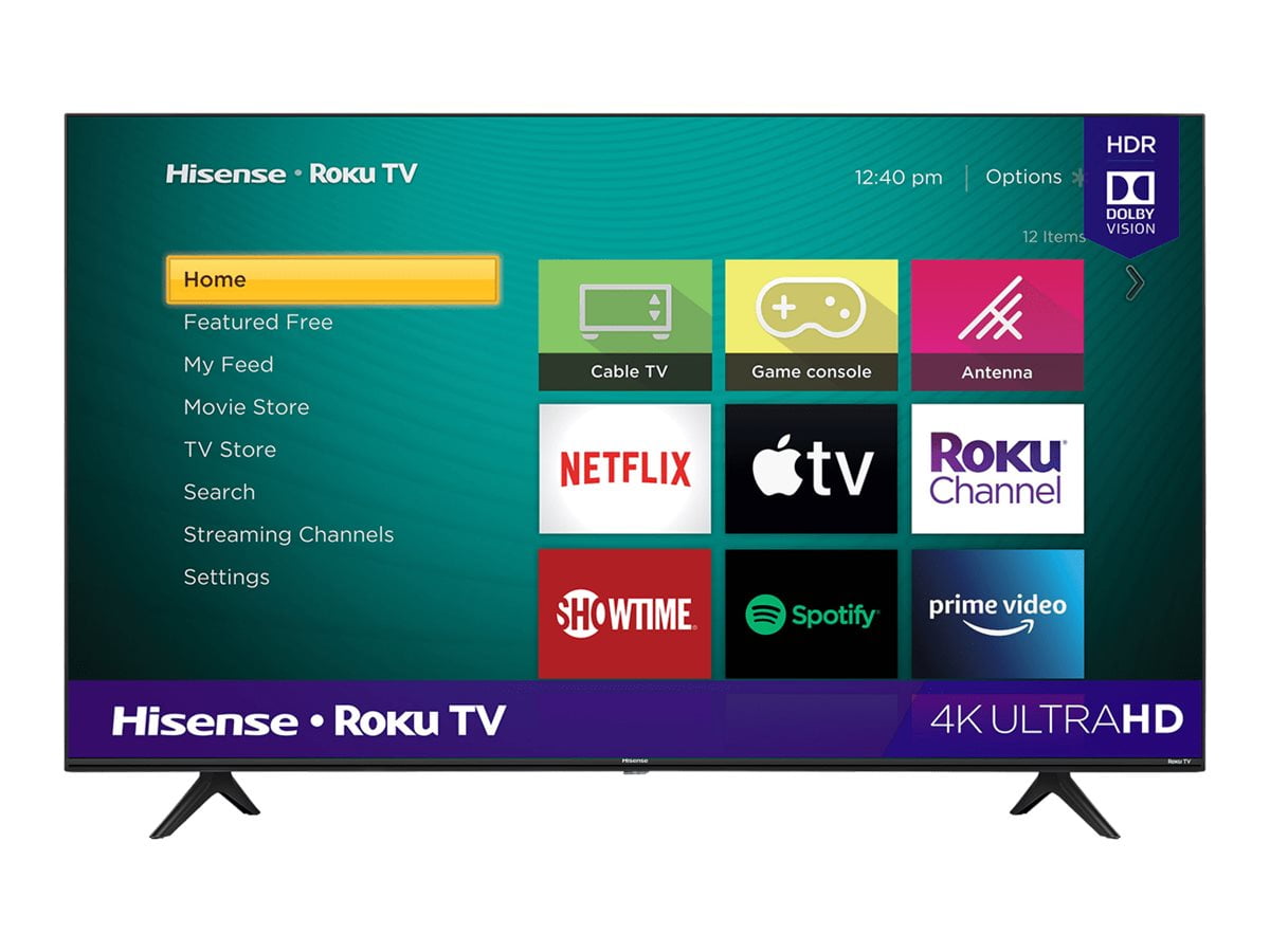 Hisense 50R6090G - 50" Diagonal Class (49.5" viewable) - R6 Series LED-backlit LCD TV - Smart TV - Roku TV - 4K UHD (2160p) 3840 x 2160 - HDR