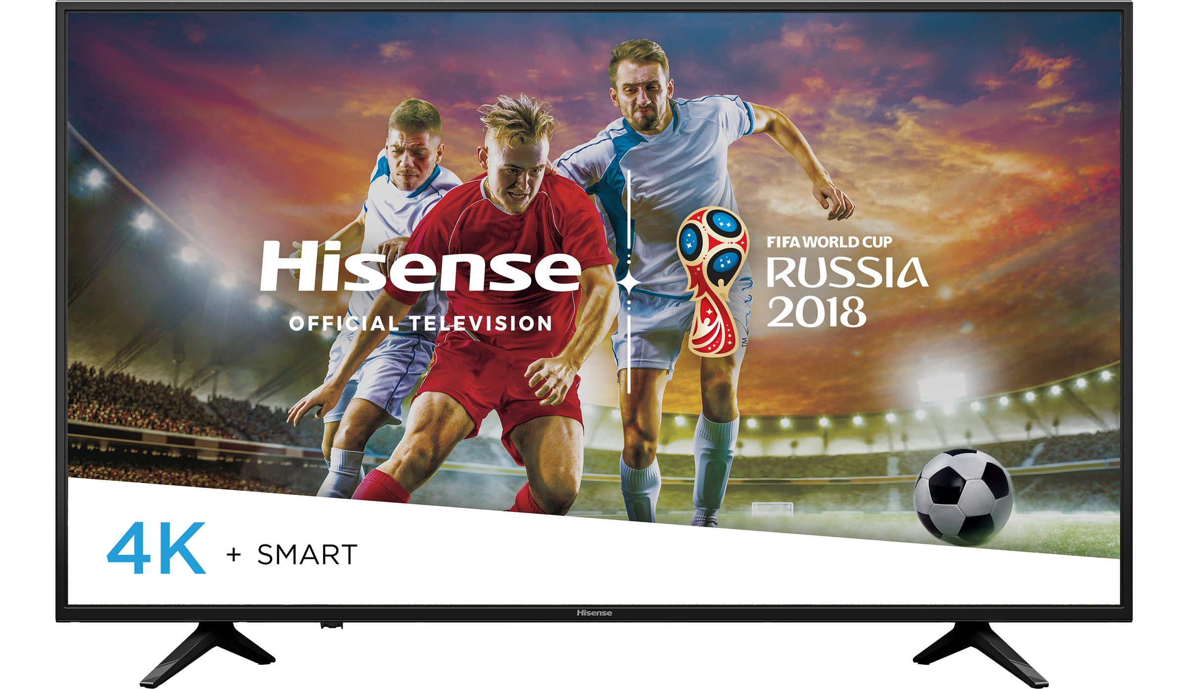 Hisense 55" Class (54.6" diag.) UHD (2160P) Smart DLED TV (55H6E) - image 1 of 6