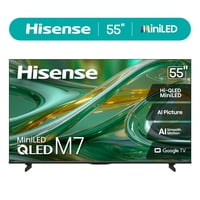 Hisense 55M7SG M7 55" 4K Ultra HD 2160p HDR Smart QLED Mini-LED Google HDTV (2026 Model)