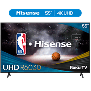 Hisense 55" Class R6 Series 4K UHD Roku Smart TV (55R6030N, 2024 Model) - Dolby Vision HDR, Motion Rate 120, DTS Studio Sound, Gaming Mode, Bezel-less Design price history and forecast - Hisense 55R6030N