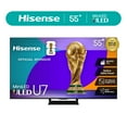thumbnail image 1 of Hisense 55" Class U7 Series Mini-LED ULED 4K UHD Google Smart TV (55U75QG, 2025 Model) - QLED, Native 165Hz, Dolby Vision IQ, Dolby Atmos, Full Array Local Dimming, Game Mode Ultra, 1 of 32