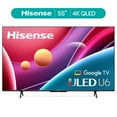 thumbnail image 1 of Hisense - 55" Class ULED U6H Series Quantum Dot QLED 4K UHD Smart Google TV (55U6H), 1 of 10