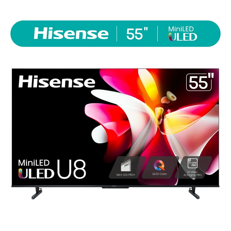 Hisense 55-Inch Class U8 Series Mini-LED Pro+ ULED 4K UHD Google