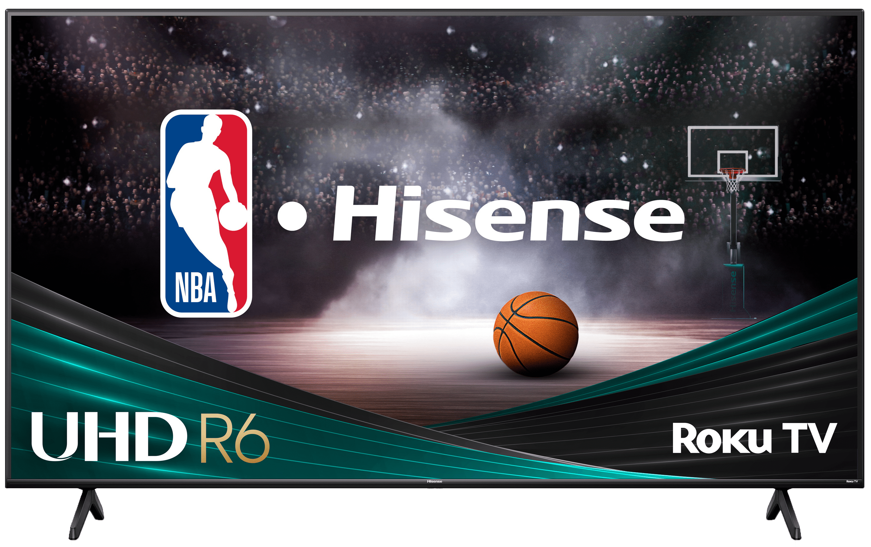 Hisense 58-inch 4K UHD Roku Smart TV HDR R6 Series - Stunning Picture,  Streaming Apps, Voice Control