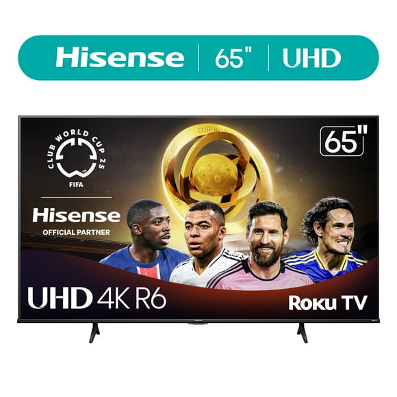 Hisense 65" Class 4K UHD LCD Roku Smart TV HDR R6 Series 65R6E4