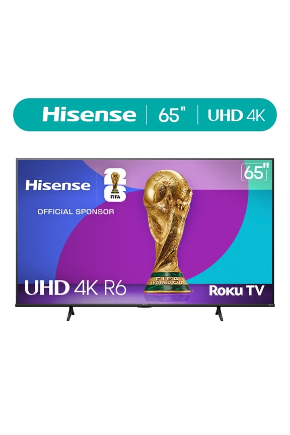 65" Class 4K UHD LCD Roku Smart TV HDR R6 Series 65R6E4
