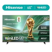Hisense 65 M7 Mini-LED QLED 4K UHD Google Smart TV 65M7SG, 2026 Model - Mini LED, Hi - QLED, Dolby Vision, Full Array Local Dimming, HDR10+, Built-in Subwoofer, Game Mode Pro, AI Smooth Motion