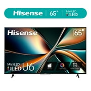 Hisense 65-Inch Class U6 Series Mini-LED ULED 4K UHD Google Smart TV (65U6N) - QLED Quantum Dot Color, Dolby Vision, Full Array Local Dimming, Game Mode Plus