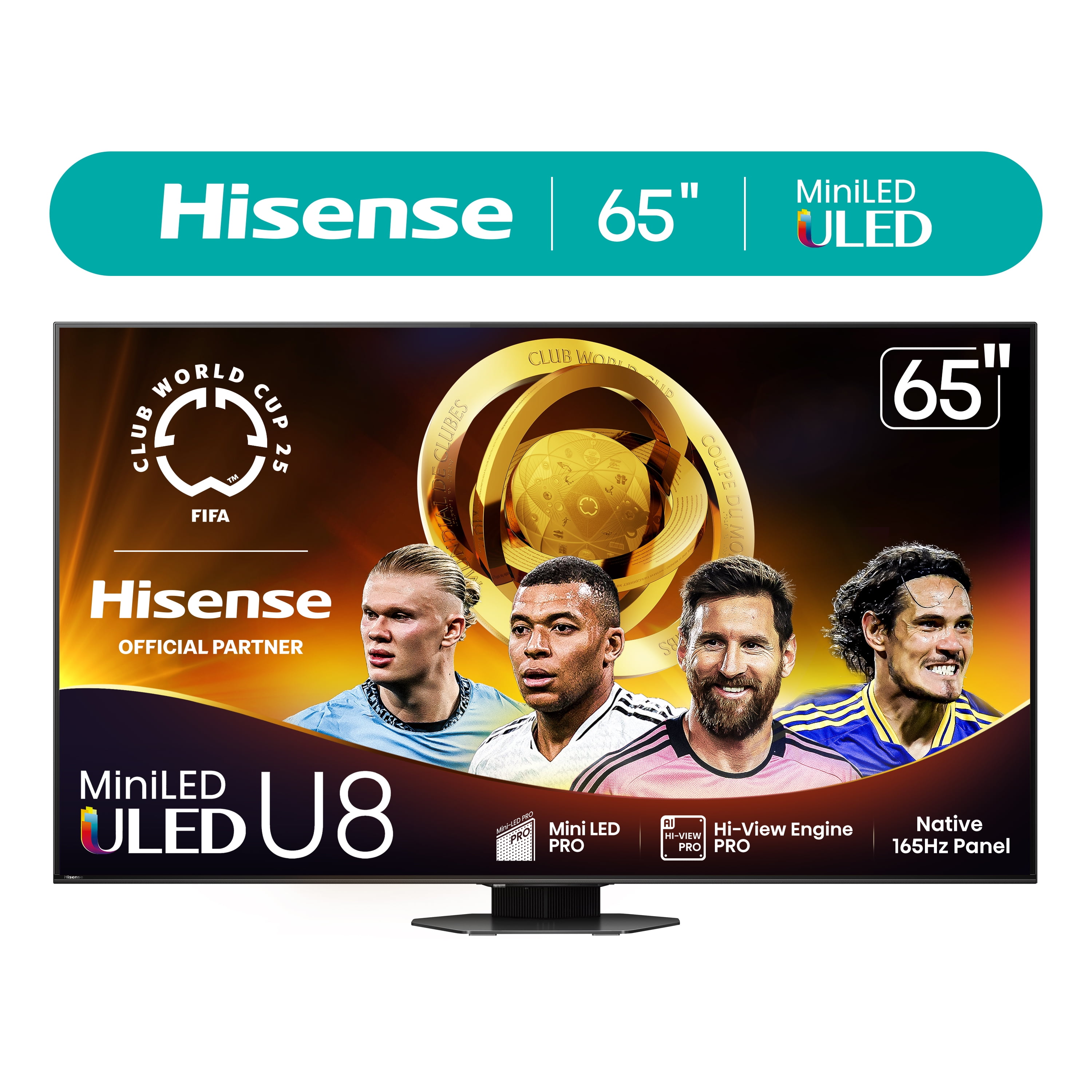 Hisense 65-Inch U8 Series 4K UHD Google Smart TV - QLED