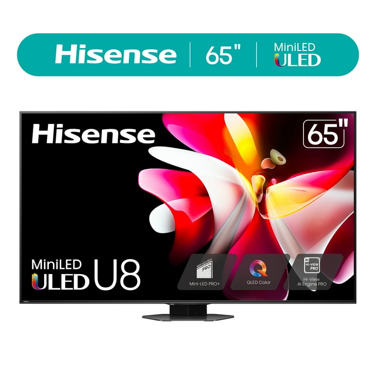 Hisense 65-Inch U8 Series 4K UHD Google Smart TV - QLED
