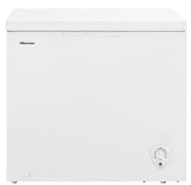 Hisense 7 Cu Ft Chest Freezer White - compact, Energy-efficient freezer ideal for bulk food storage in homes, garages, and small spaces