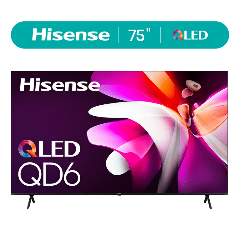 Hisense 75-Inch Class QD6 Series QLED UHD 4K HDR Google Smart TV