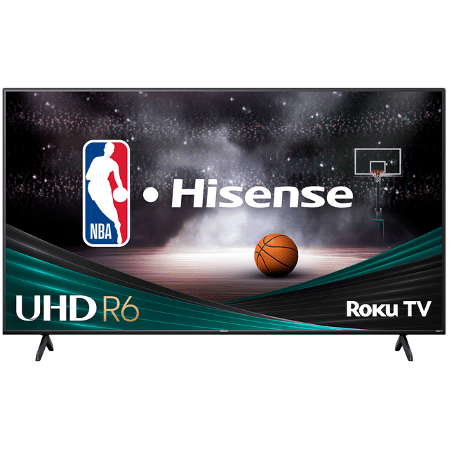 Hisense 75R6030K R6 Series 75″ 4K UHD LED Roku Smart TV with Dolby Vision HDR, Motion Rate 120, Game Mode Plus with VRR