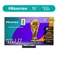 thumbnail image 1 of Hisense 75" Class U7 Series Mini-LED ULED 4K UHD Google Smart TV (75U75QG, 2025 Model) - QLED, Native 165Hz, Dolby Vision IQ, Dolby Atmos, Up to 3000 Nits, IMAX Enhanced, 1 of 25